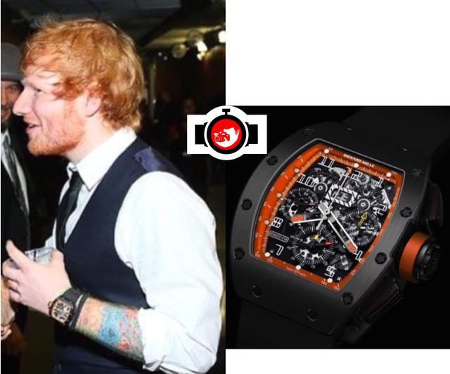 Ed Sheeran's Dazzling Richard Mille RM 011 DLC Titanium Orange Watch