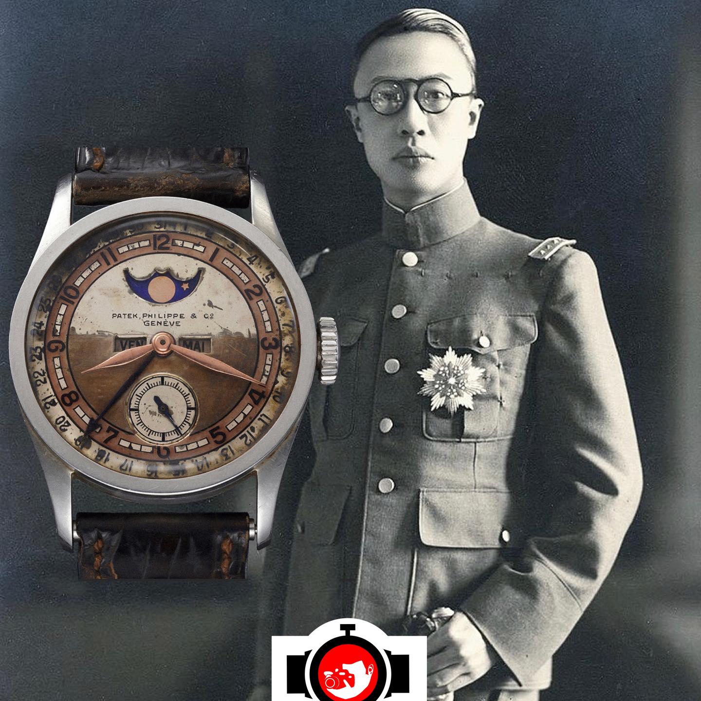 royal Aisin-Gioro Puyi spotted wearing a Patek Philippe 96