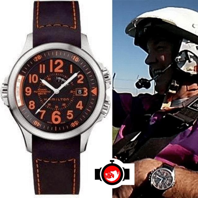 television presenter James May spotted wearing a Hamilton H77695333