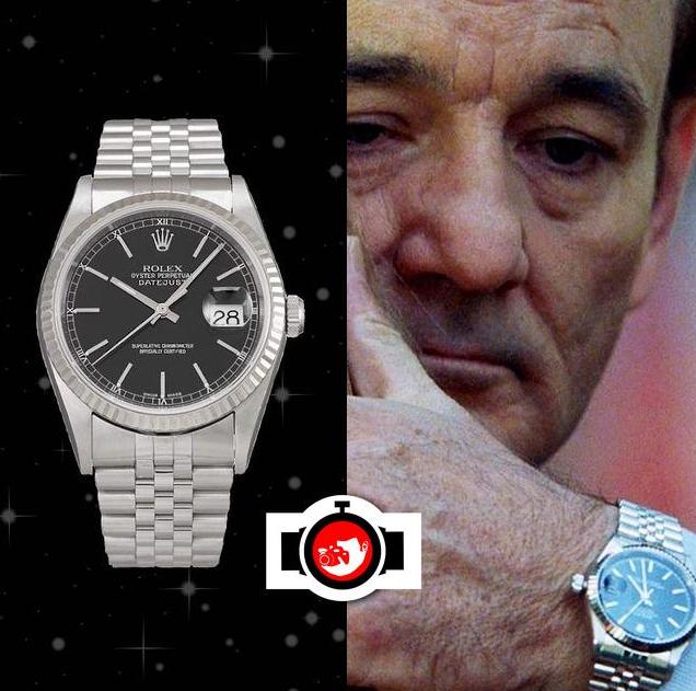 actor Bill Murray spotted wearing a Rolex 16234