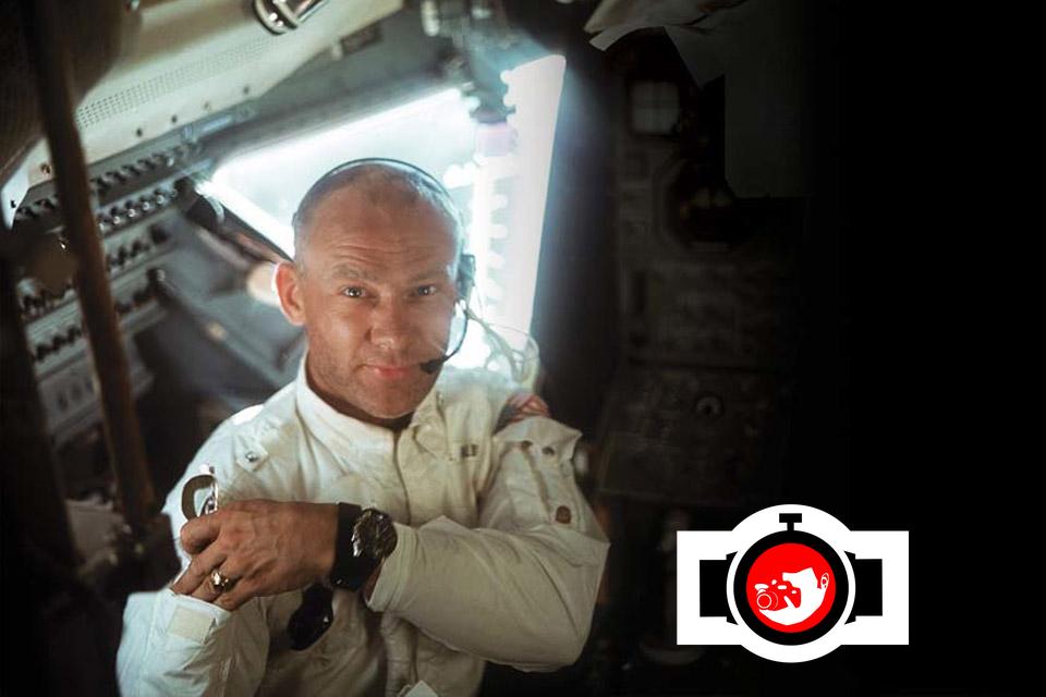 astronaut Buzz Aldrin spotted wearing a Omega 105.012