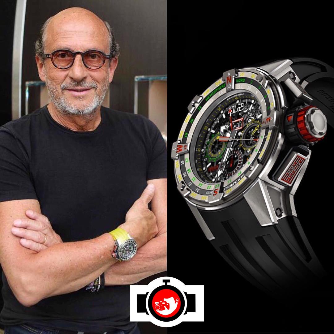 watchmaker Richard Mille spotted wearing a Richard Mille RM 60-01
