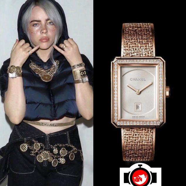 Billie Eilish's Expensive Taste: The Chanel Boy-Friend Tweed in 18k Beige Gold