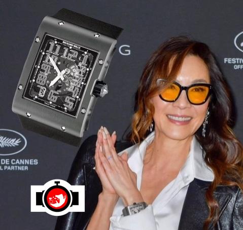 actor Michelle Yeoh spotted wearing a Richard Mille RM 16