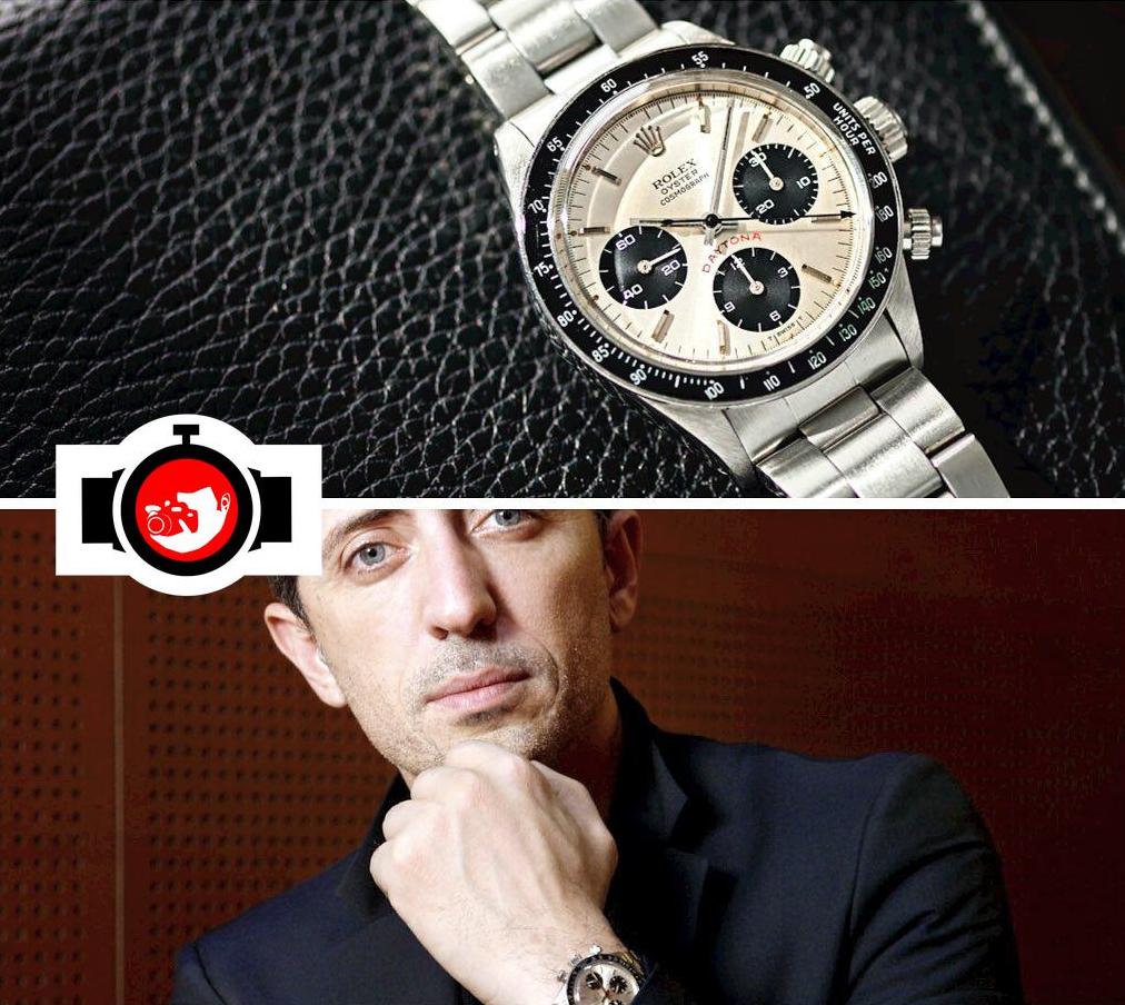 actor Gad Elmaleh spotted wearing a Rolex 