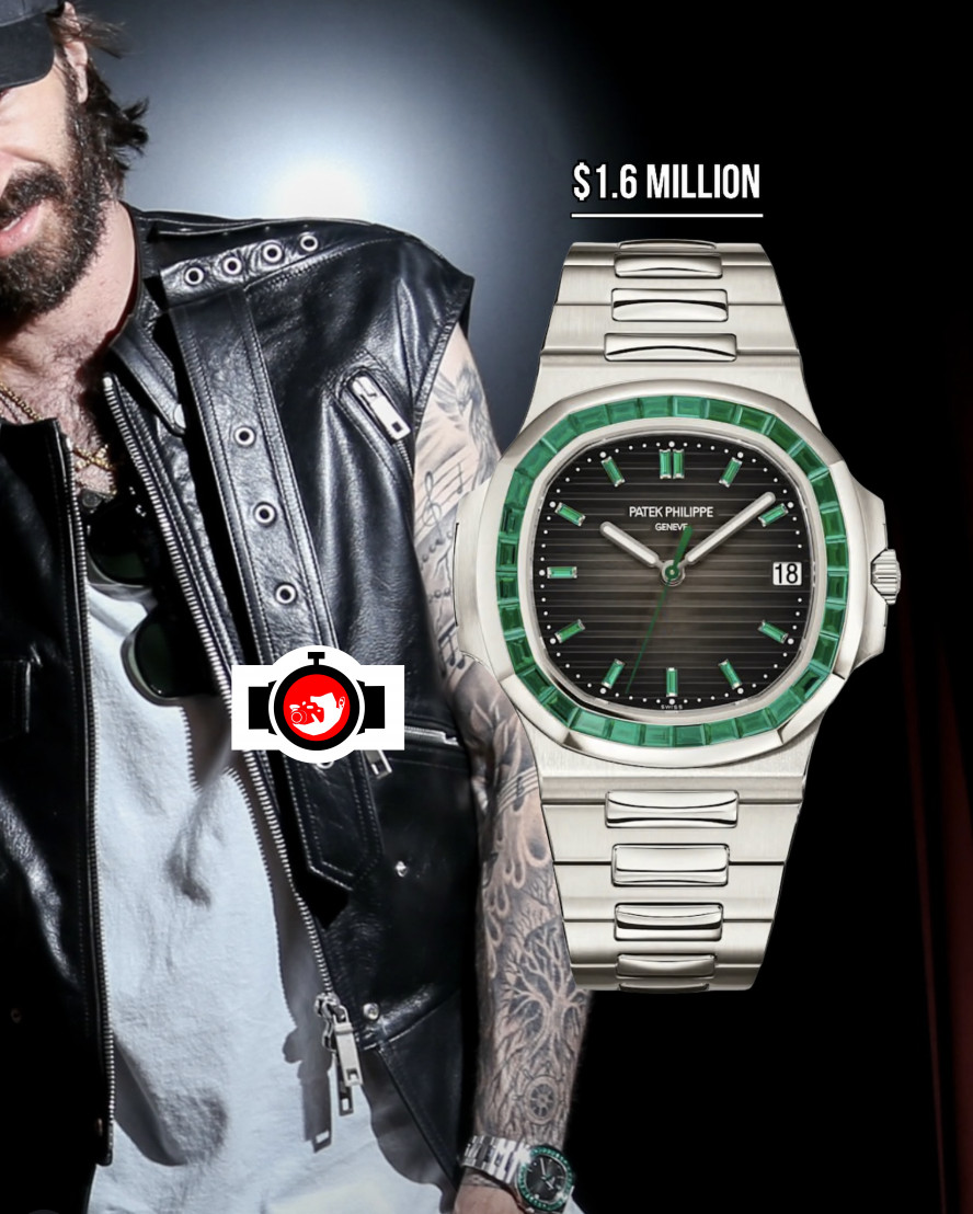 entrepreneur Leonardo Maria Del Vecchio spotted wearing a Patek Philippe 5711-113P