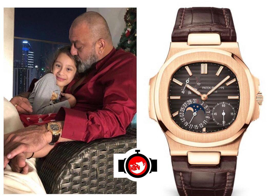 actor Sanjay Dutt spotted wearing a Patek Philippe 5712R
