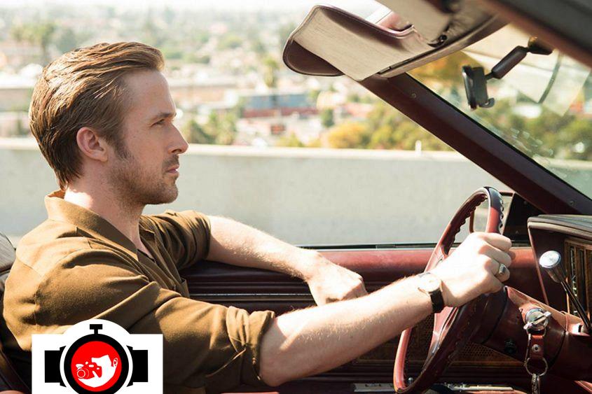 actor Ryan Gosling spotted wearing a Omega 