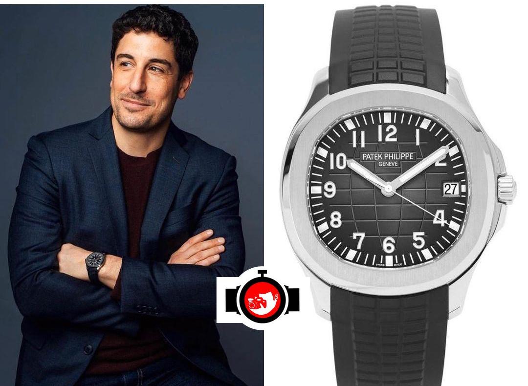 actor Jason Biggs spotted wearing a Patek Philippe 5167A