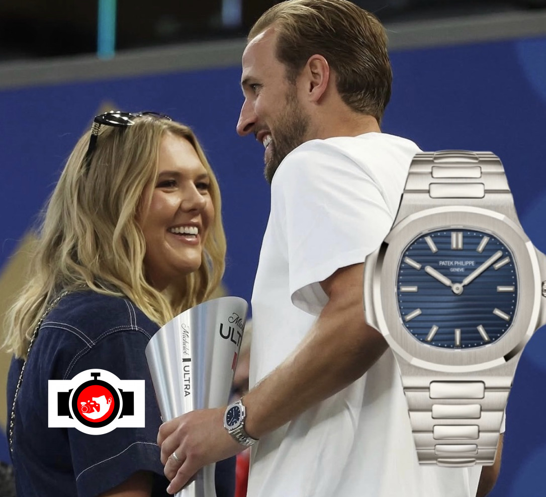 footballer Harry Kane spotted wearing a Patek Philippe 5711/1P-001