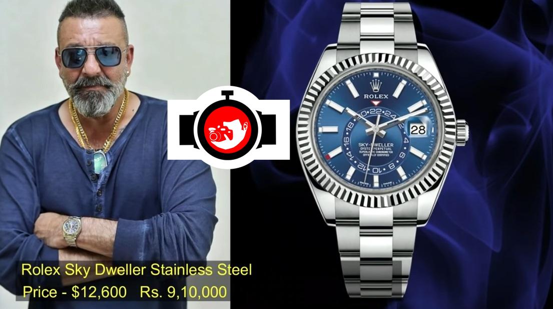 actor Sanjay Dutt spotted wearing a Rolex 