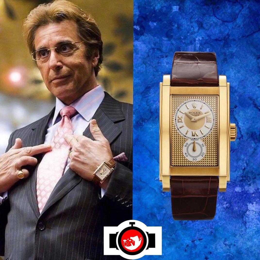 actor Al Pacino spotted wearing a Rolex 5440/8