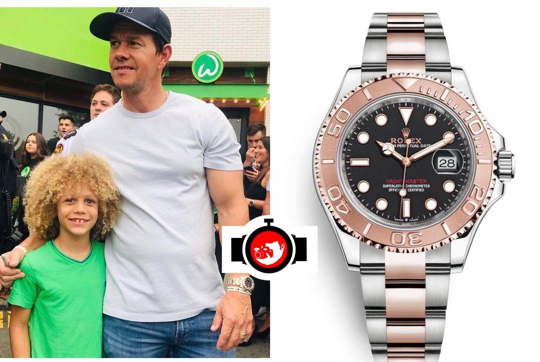 actor Mark Wahlberg spotted wearing a Rolex 126621