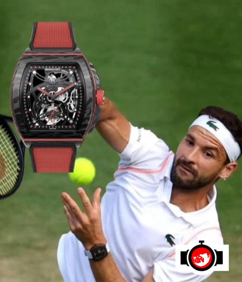 tennis player Grigor Dimitrov spotted wearing a Bianchet 