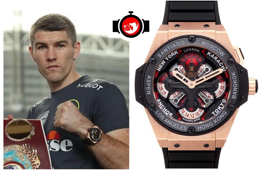 boxer Liam Smith spotted wearing a Hublot 