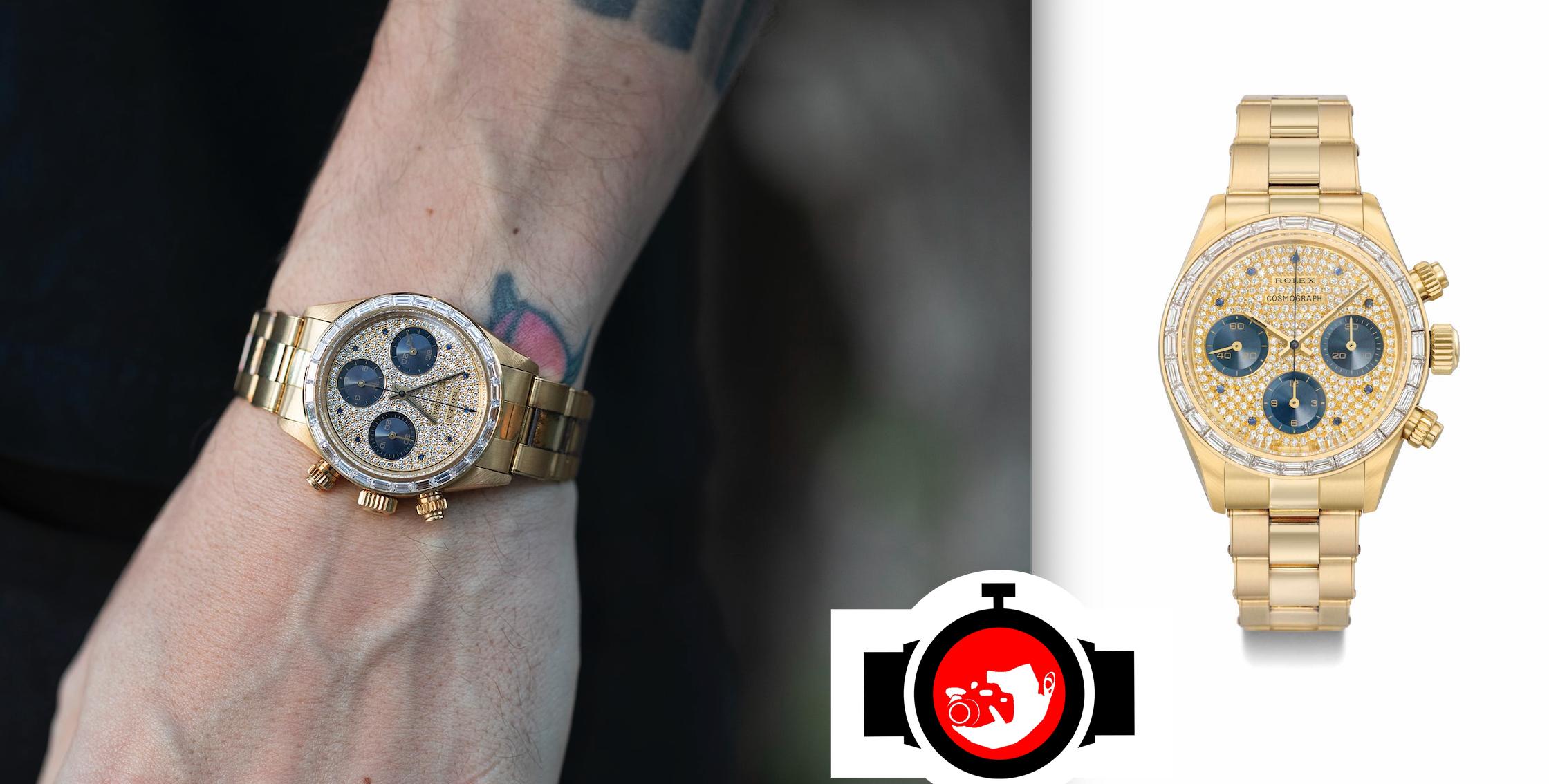 singer John Mayer spotted wearing a Rolex 6270
