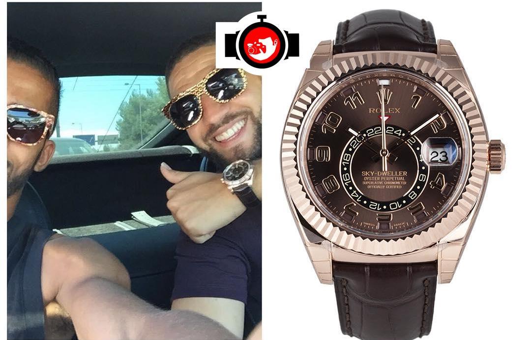 footballer Adel Taarabt spotted wearing a Rolex 326135