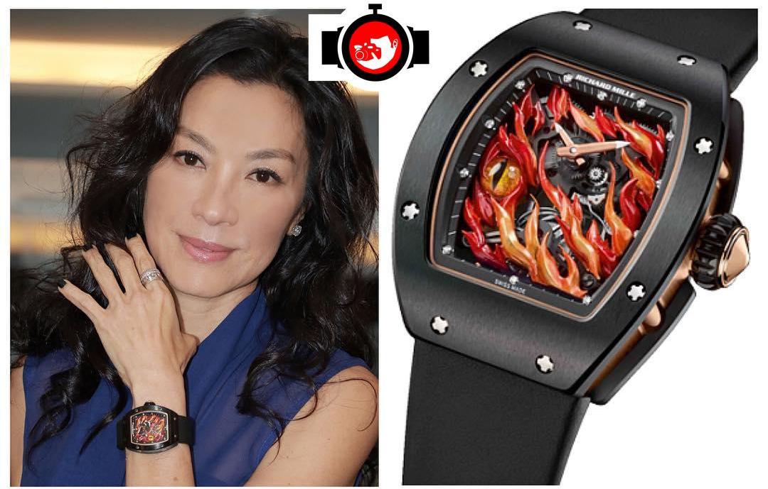 actor Michelle Yeoh spotted wearing a Richard Mille RM26-02