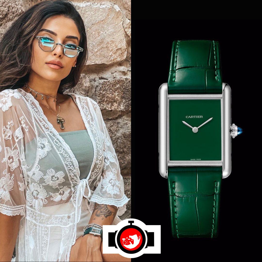 influencer Yalda Golsharifi spotted wearing a Cartier 