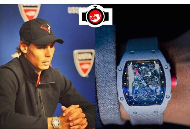 tennis player Rafael Nadal spotted wearing a Richard Mille RM27-01