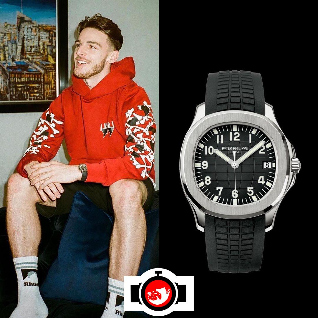 footballer Declan Rice spotted wearing a Patek Philippe 5167A