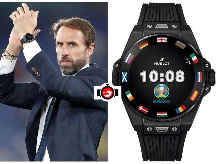 football manager Gareth Southgate spotted wearing a Hublot 