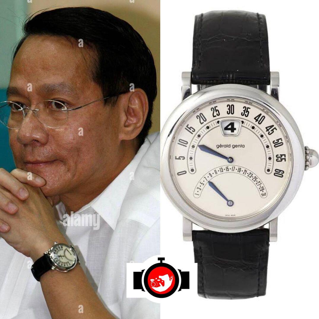 doctor Francisco Duque III spotted wearing a Gerald Genta 