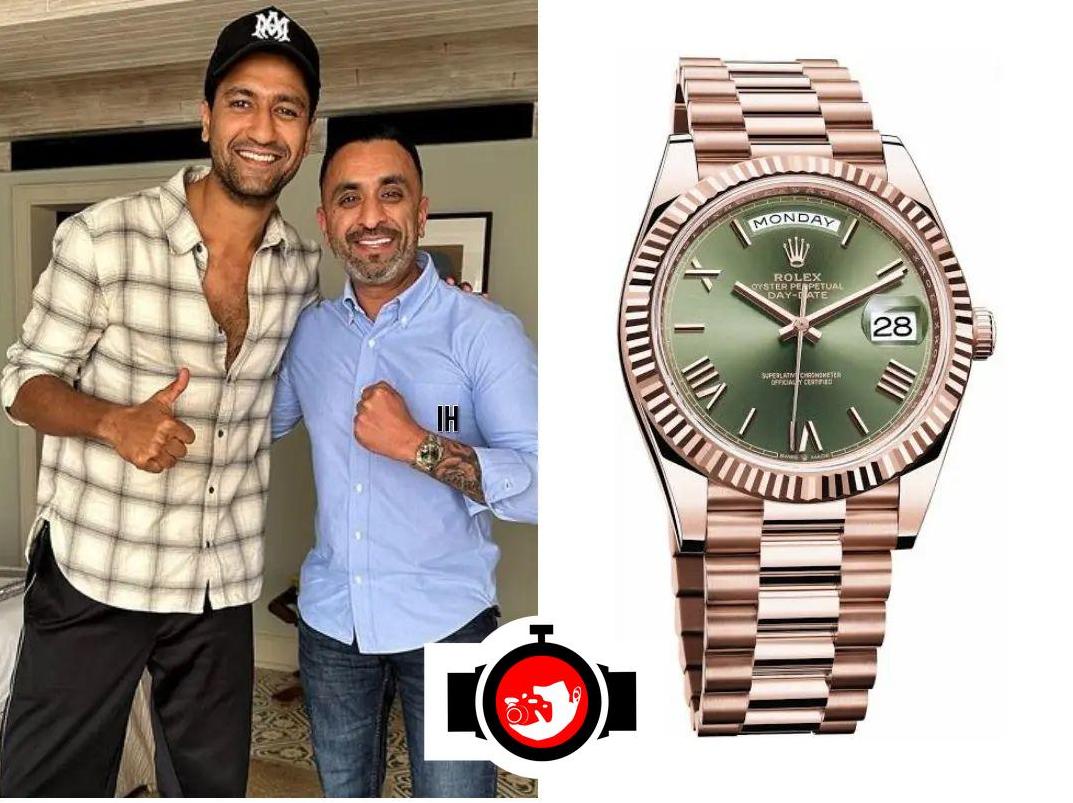 business man Jag Chima spotted wearing a Rolex 228235