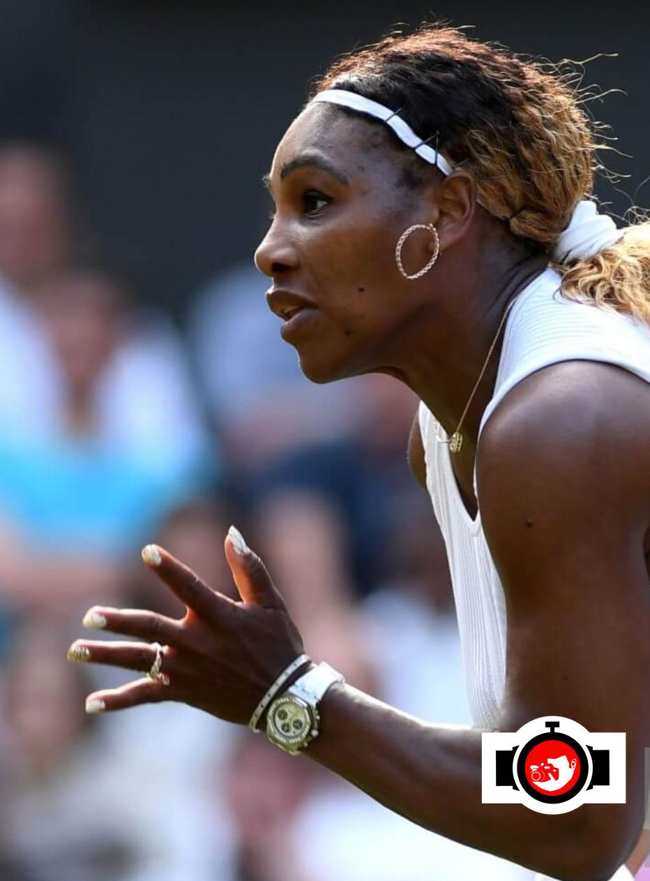 tennis player Serena Williams spotted wearing a Audemars Piguet 