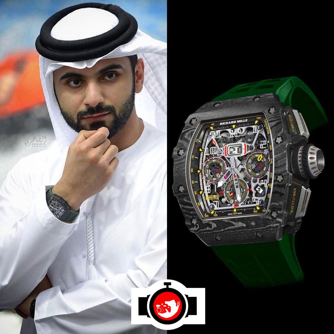 royal Mansoor Bin Mohammed Almaktoum spotted wearing a Richard Mille RM 11-03