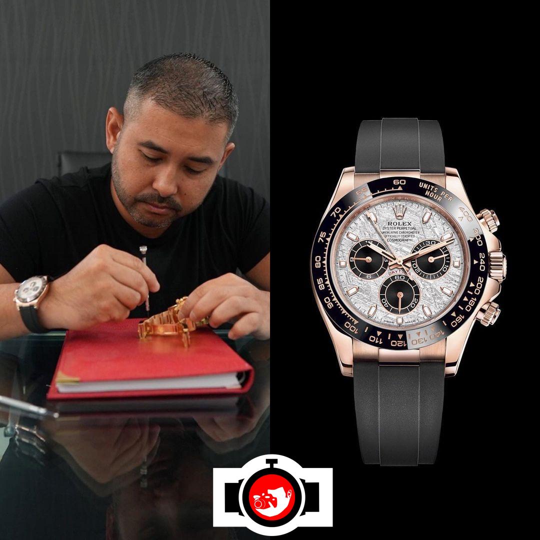 royal Tunku Ismail Ibni Sultan Ibrahim spotted wearing a Rolex 116515