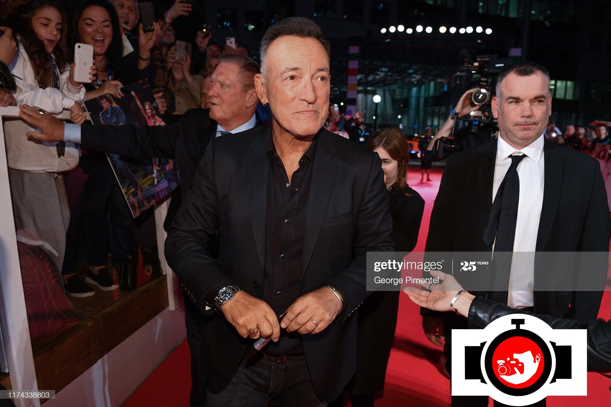 singer Bruce Springsteen spotted wearing a Tudor 9411