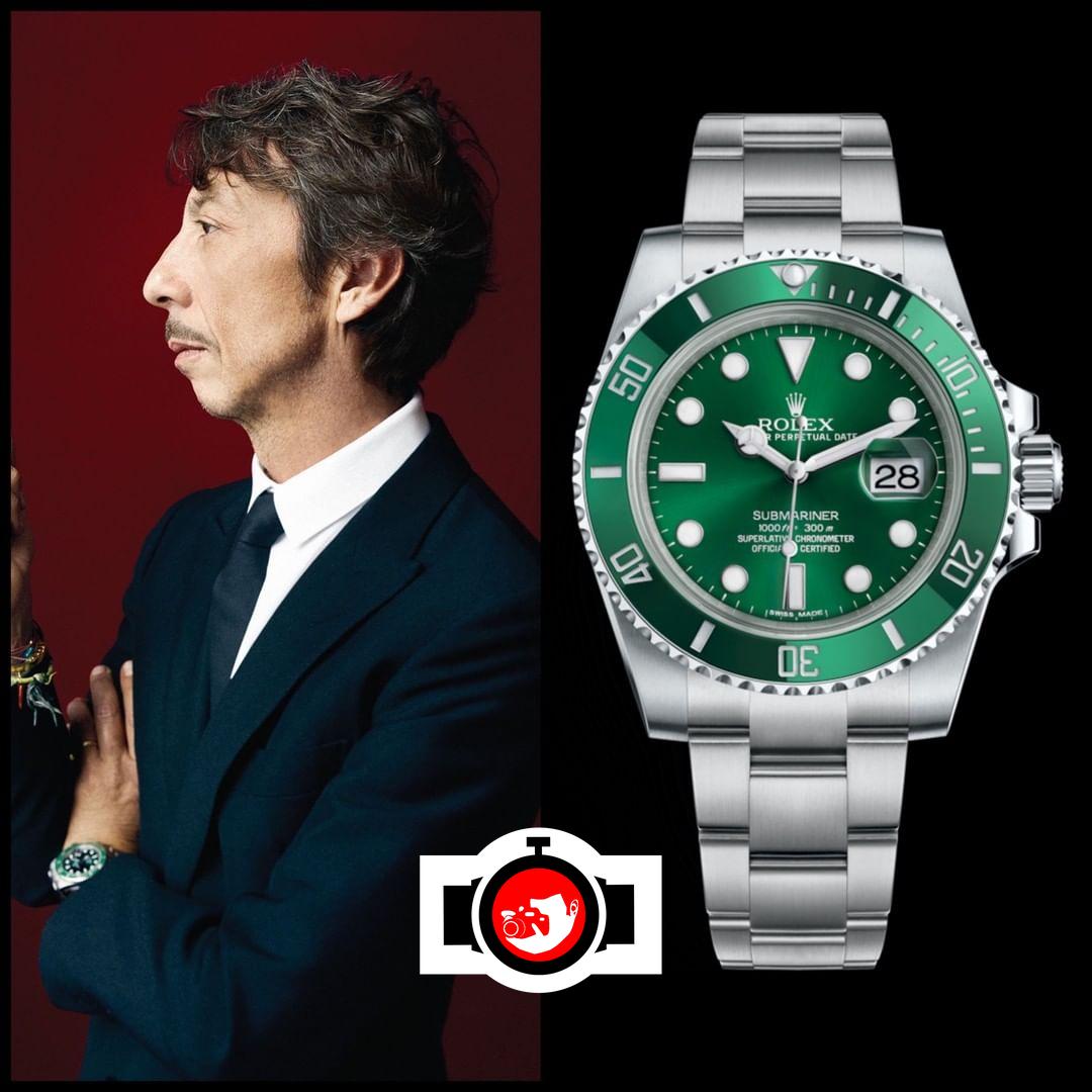 business man Pierpaolo Piccioli spotted wearing a Rolex 116610LV