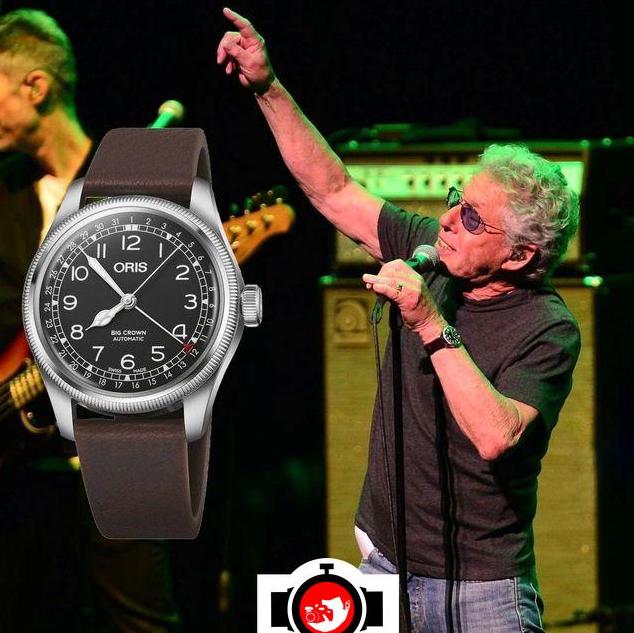 singer Roger Daltrey spotted wearing a Oris 