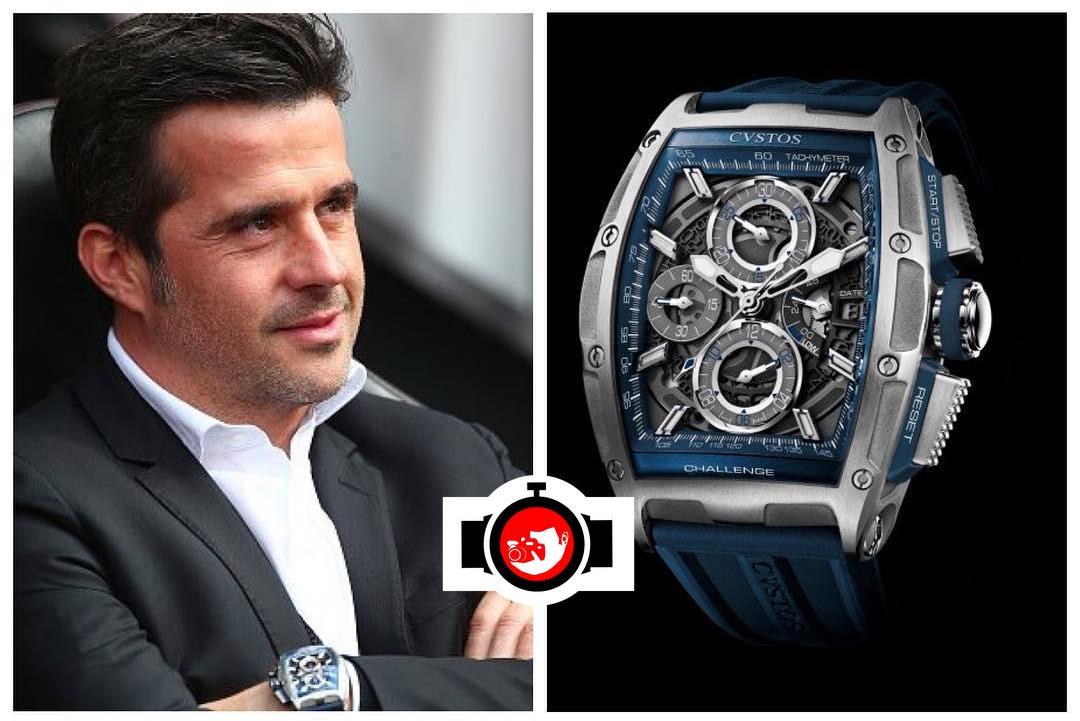 football manager Marco Silva spotted wearing a Cvstos 
