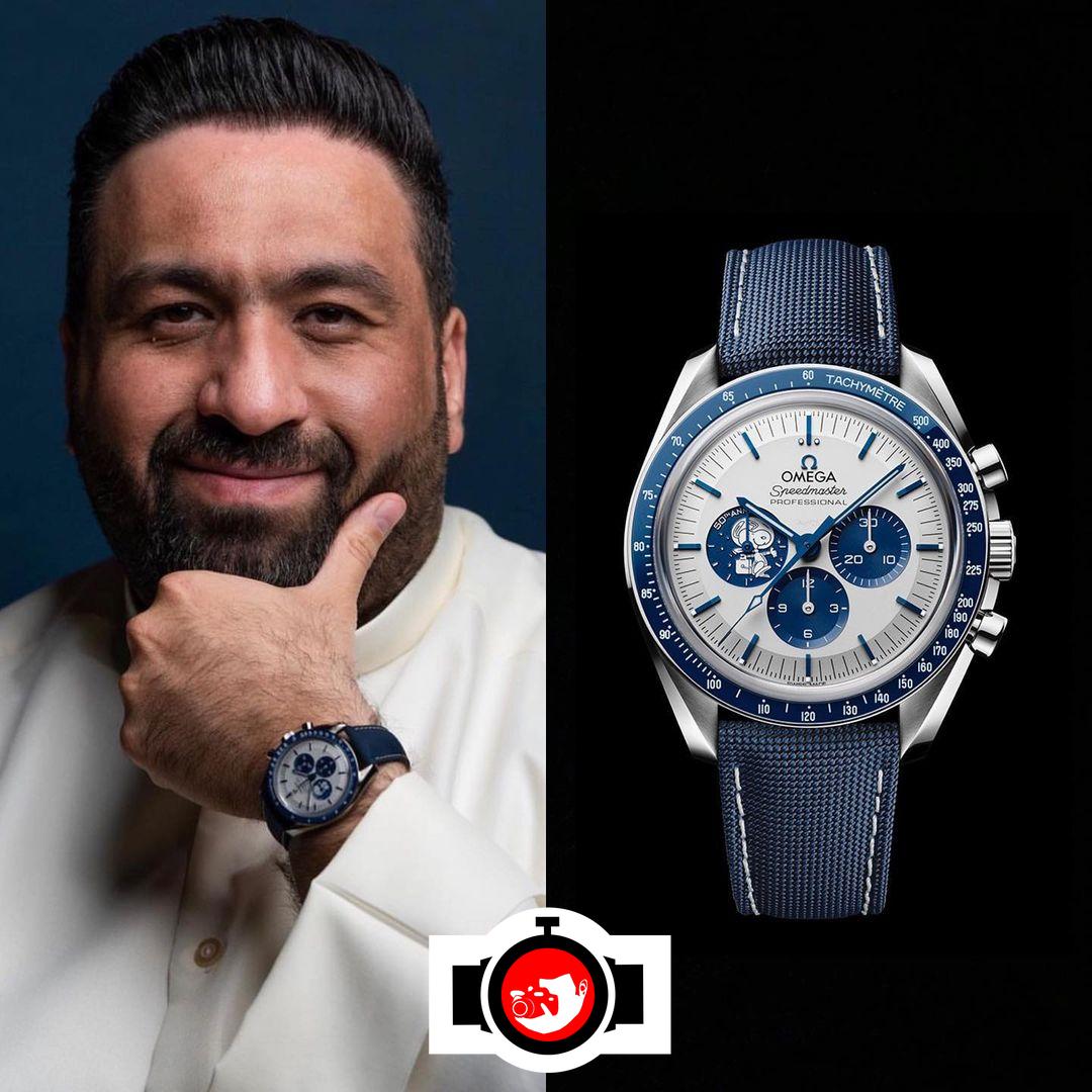 AbdulRazaq Al Attar's Silver Snoopy Award 50th Anniversary Watch