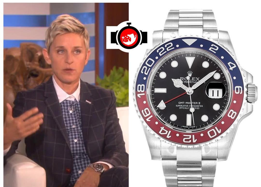 Ellen's Remarkable Rolex GMT Master II 'Pepsi Bezel' Watch