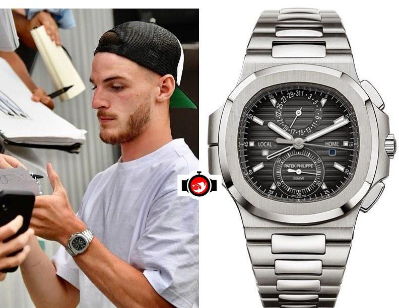 footballer Declan Rice spotted wearing a Patek Philippe 5990/1A