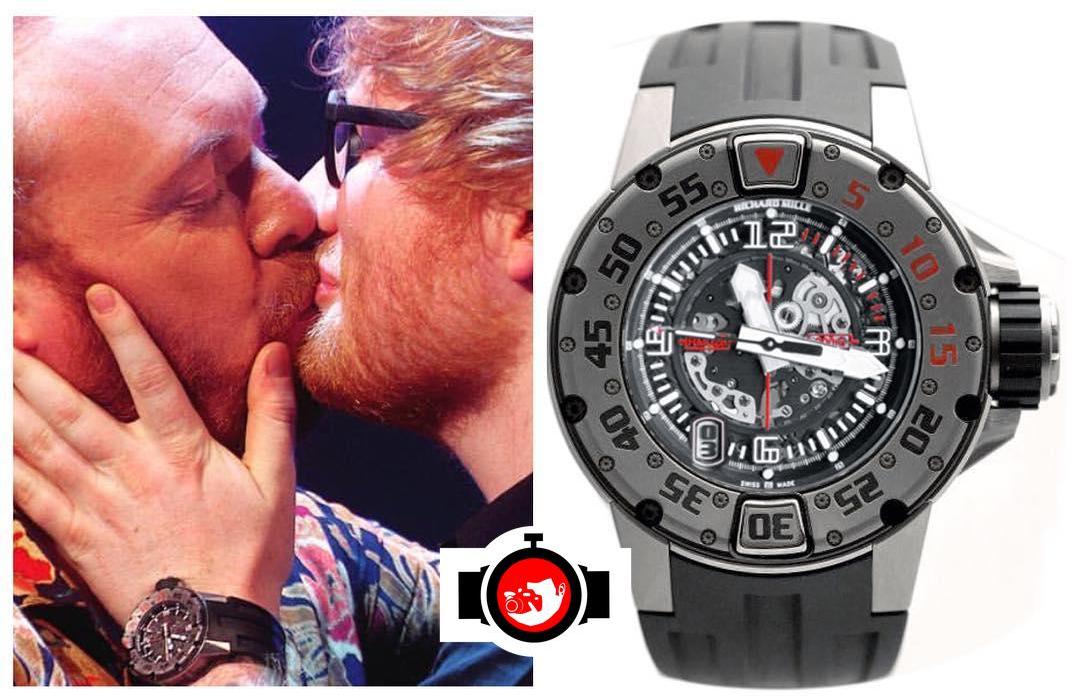 singer Ed Sheeran spotted wearing a Richard Mille RM28