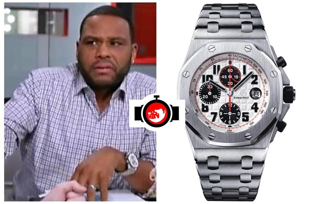 actor Anthony Anderson spotted wearing a Audemars Piguet 26170ST