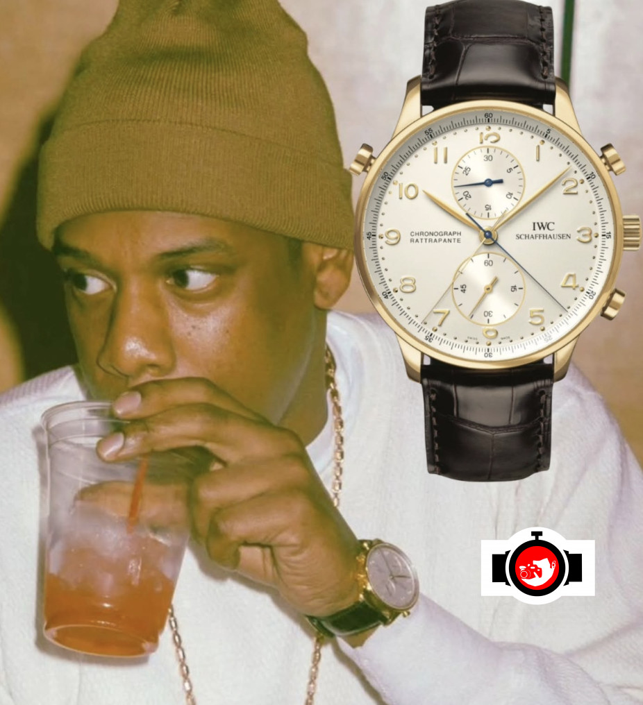 rapper Jay-Z spotted wearing a IWC IW371417