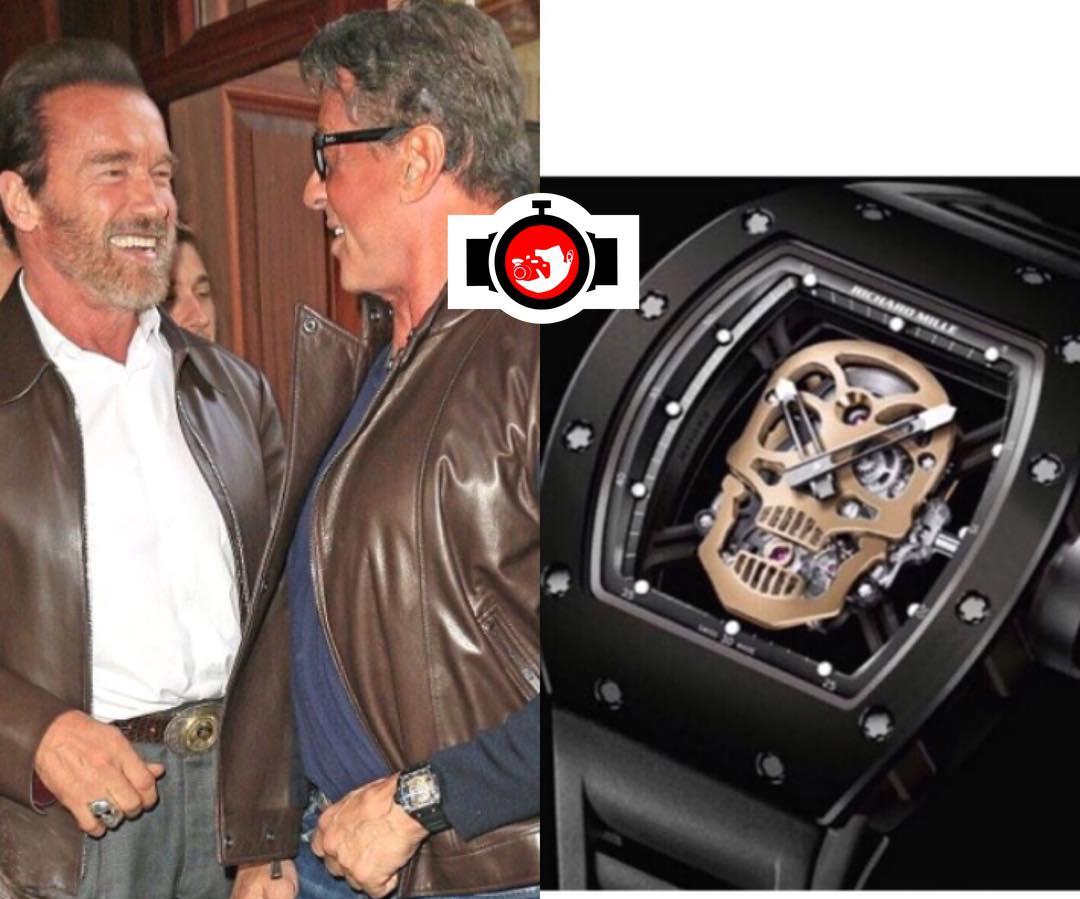 actor Sylvester Stallone spotted wearing a Richard Mille RM52