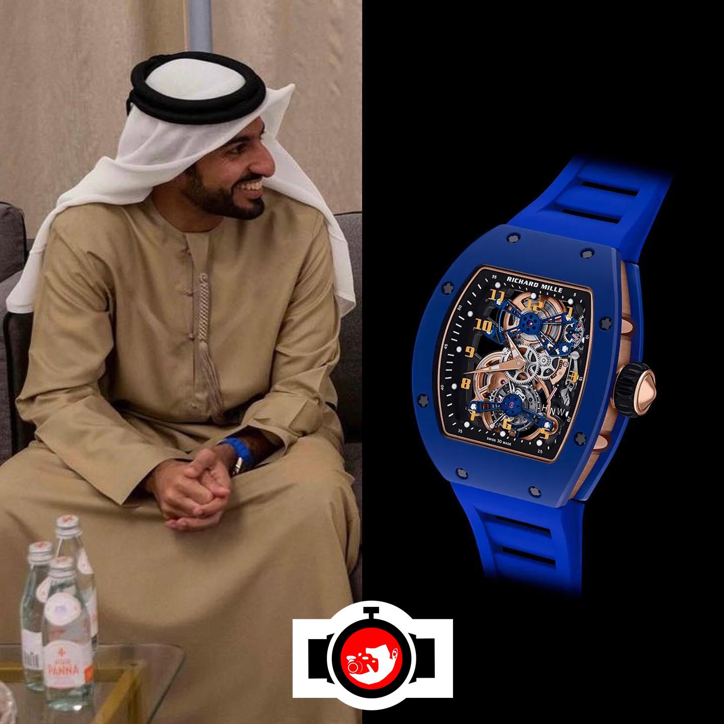 royal Rashid Bin Humaid Al Nuaimi spotted wearing a Richard Mille RM 17-02