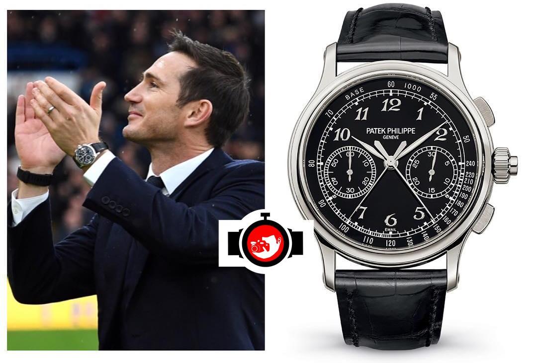 Frank Lampard's Luxury Watch Collection: A Glimpse at his Patek Philippe Split Seconds Chronograph in Platinum