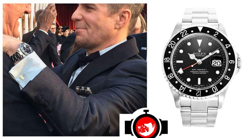 actor Sam Rockwell spotted wearing a Rolex 