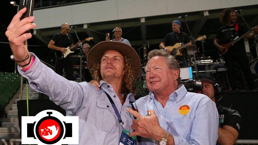 business man Andrew Forrest spotted wearing a Rolex 