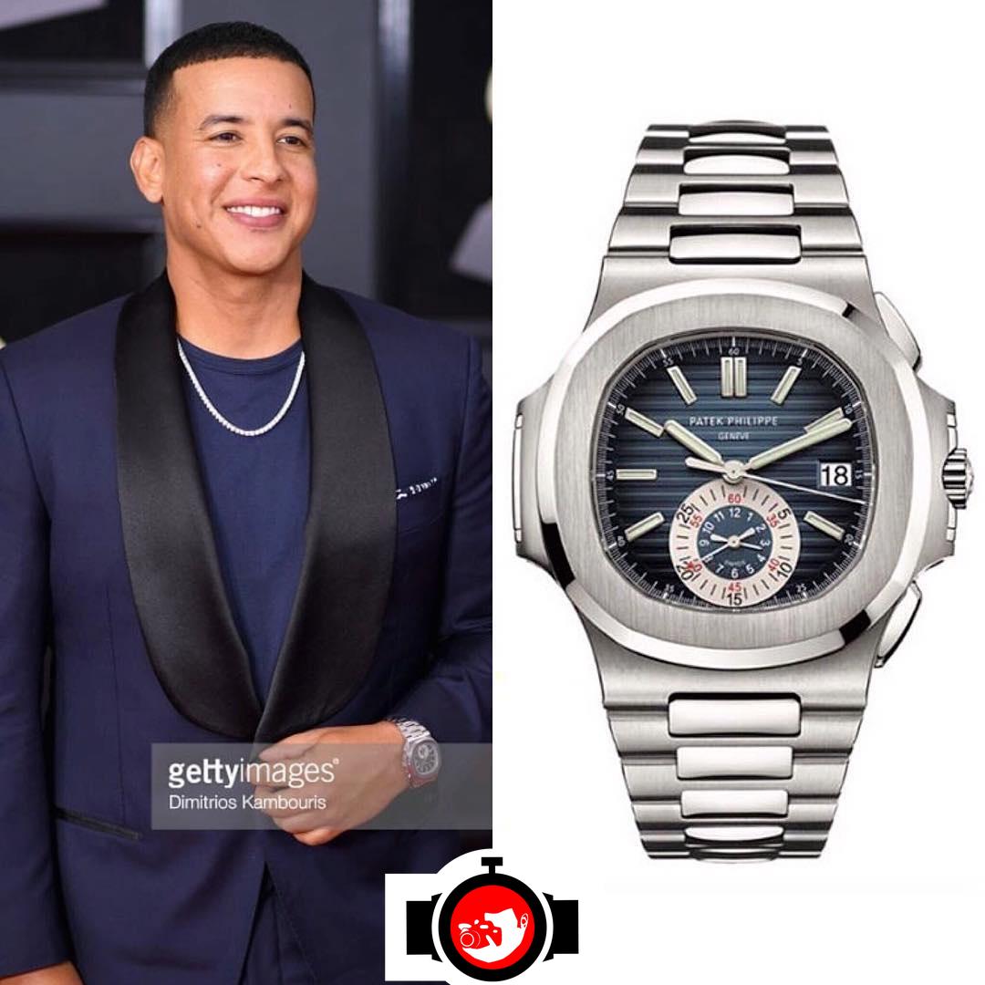 singer Daddy Yankee spotted wearing a Patek Philippe 5980/1A
