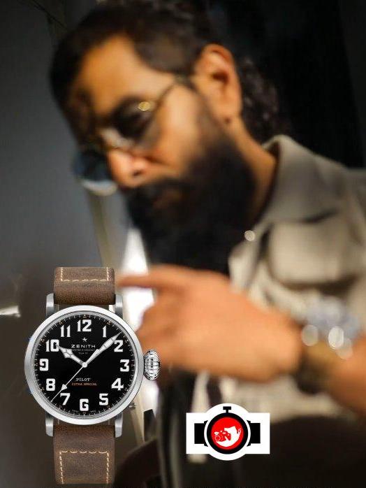 actor Vikram spotted wearing a Zenith 03.2430.3000/21.c738