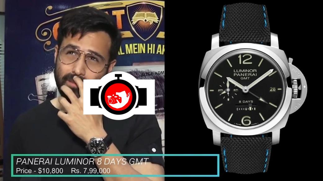 actor Emraan Hashmi spotted wearing a Panerai 