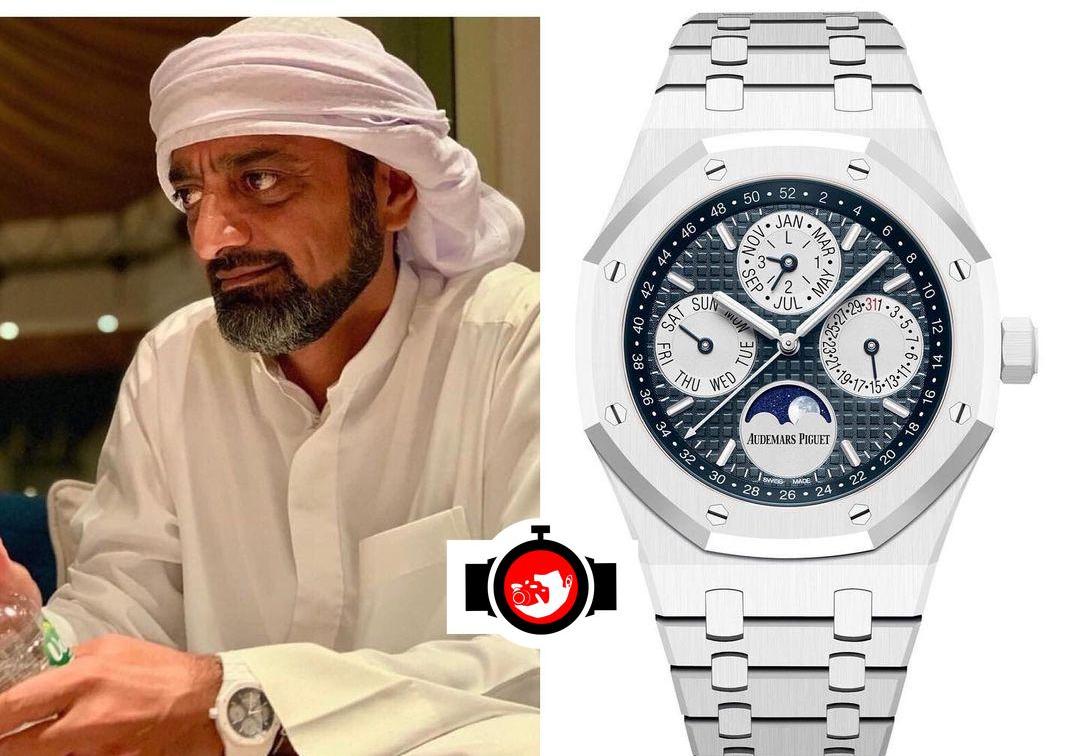Exploring Ammar bin Humaid Al Nuaimi's Impressive All-White Ceramic Audemars Piguet Royal Oak Perpetual Calendar Watch Collection
